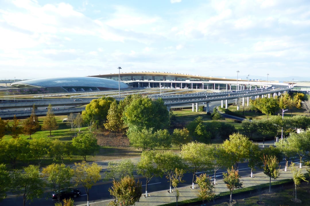 Ausblick Hilton Beijing Capital Airport