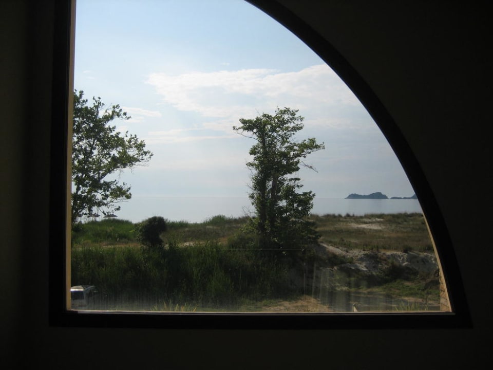 Ausblick vom Schlafzimmer auf das Meer. Alexandra Golden Boutique - Adults only