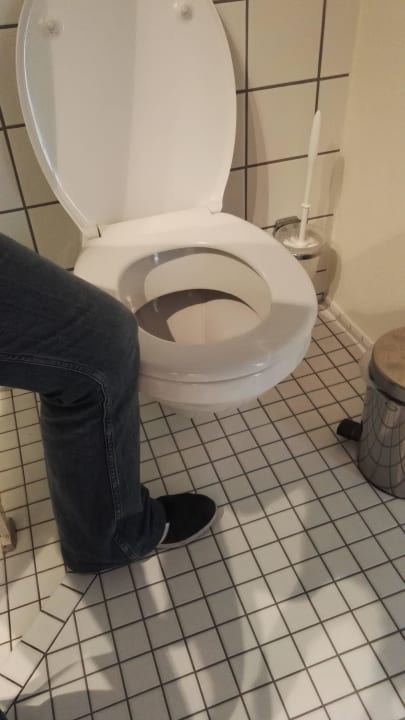 Sehr niedrige Tolette Center Parcs Park Nordseeküste