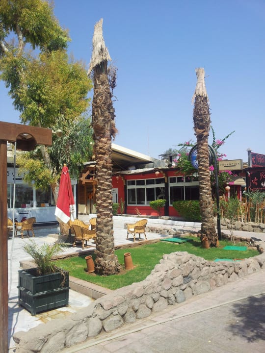 Rückseite Speisesaal Ghazala Beach