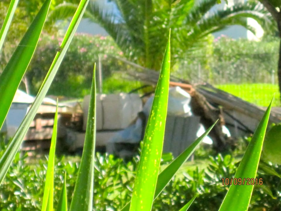 Der Ausblick von unserem Zimmer Hotel Sirocco