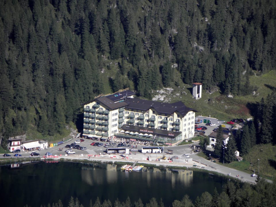 Blick auf das Hotel Grand Hotel Misurina