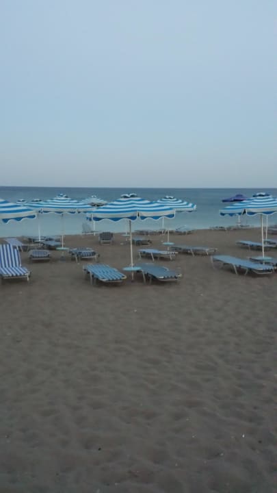 Strand am Abend, Sandstrand Hotel Faliraki Bay
