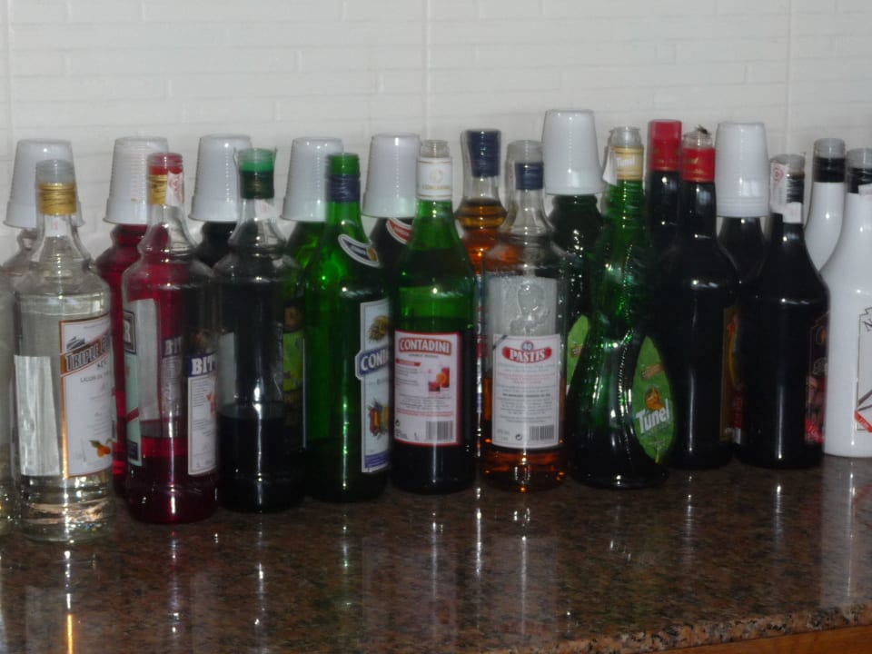 Alkoholische Auswahl Sun Club Eldorado