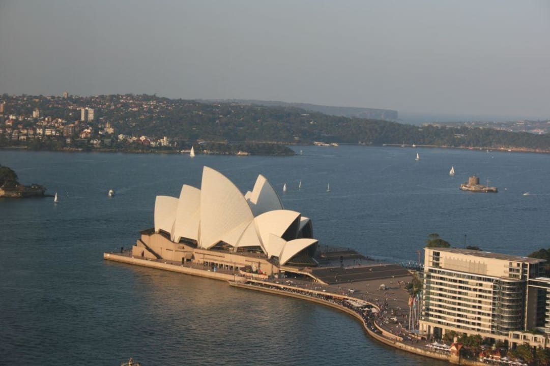 Blick aus Hotelzimmer Hotel Shangri-La Sydney
