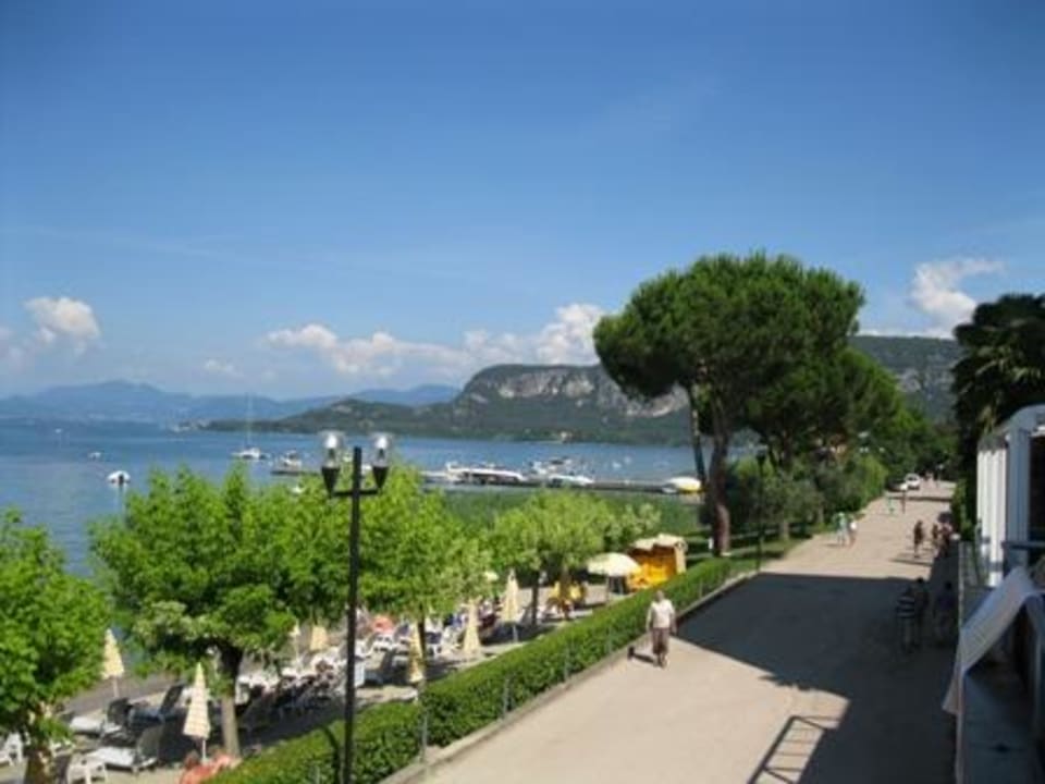 Looking towards Garda from the terrace Hotel Sportsman
