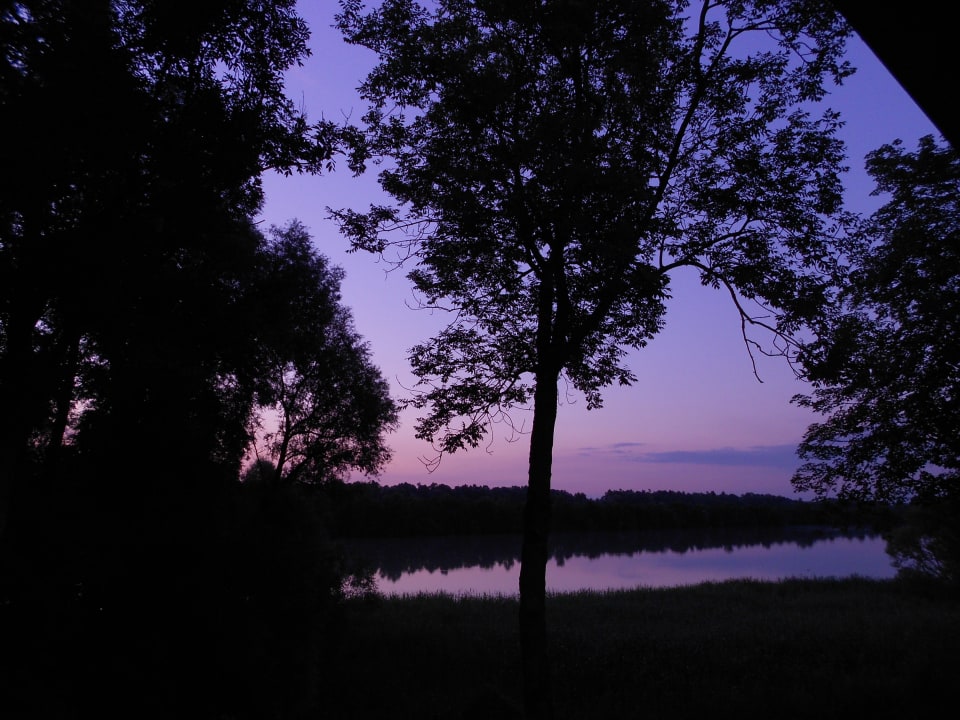 Abend Ausblick auf den Inn Pension Salzingerhof