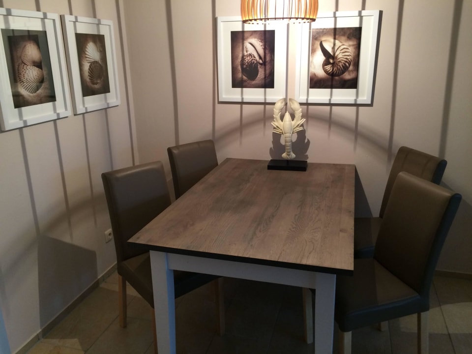 Essbereich MeinDarssUrlaub im Appartment zur Seebrücke