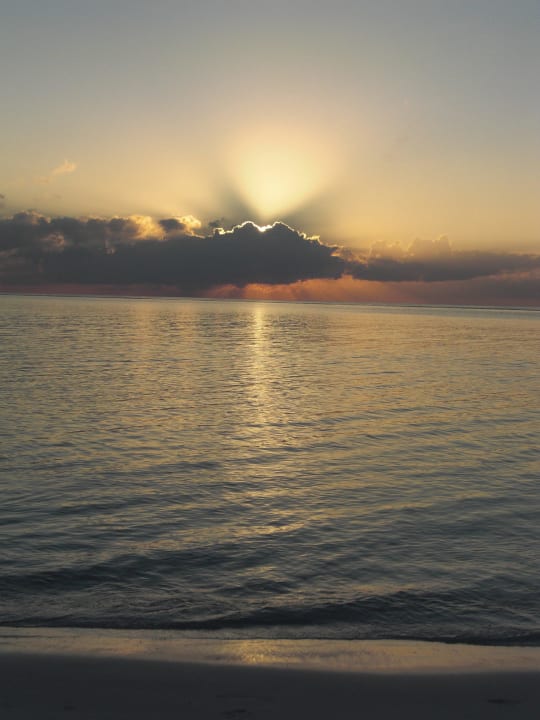 Sonnenuntergang auf der Barseite Summer Island Maldives