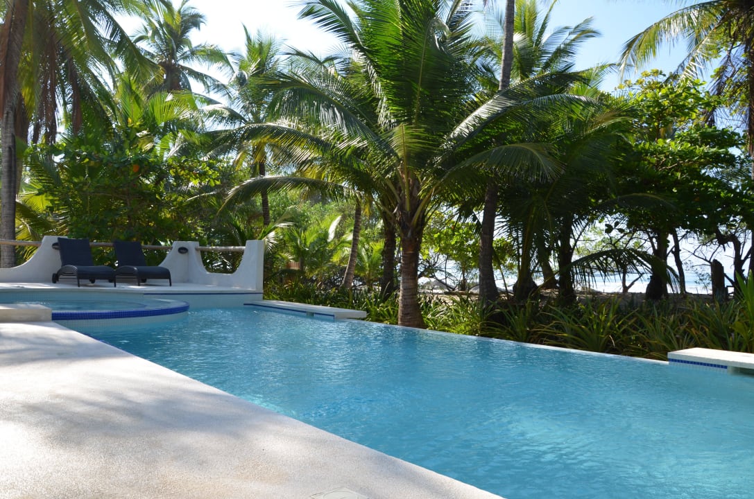 Privater Pool für Beach House Gäste Hotel Tropico Latino