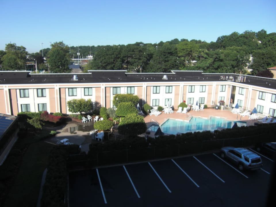 Blick aus Hotelzimmer Holiday Inn Hasbrouck Heights