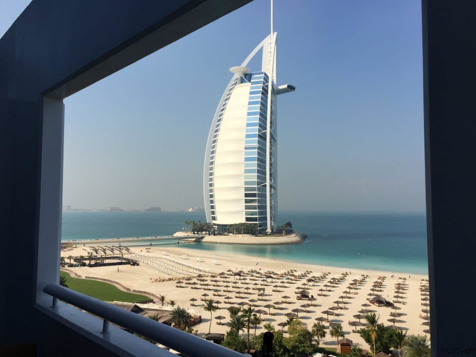 Blick vom Balkon Jumeirah Beach Hotel