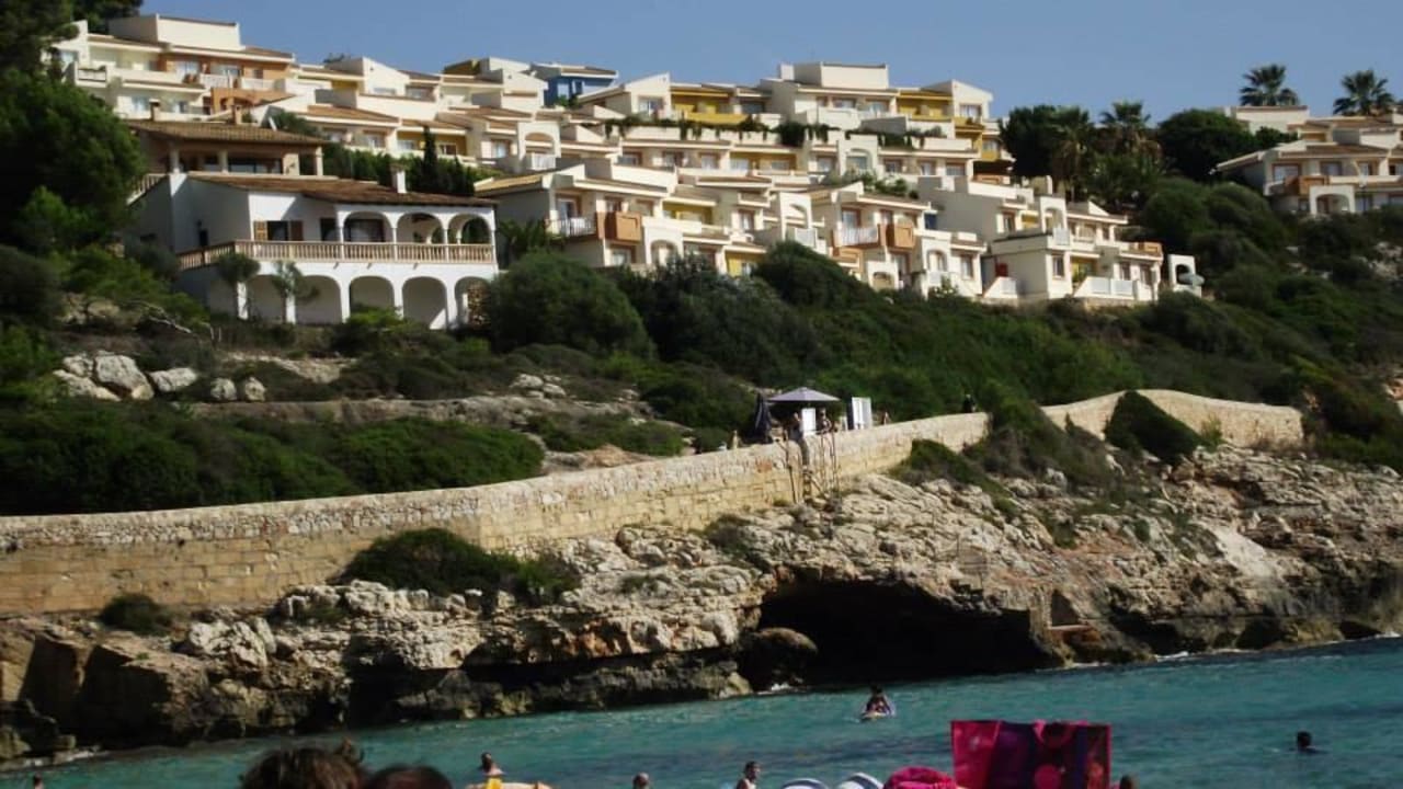 Vom Strand zur Anlage blau punta reina