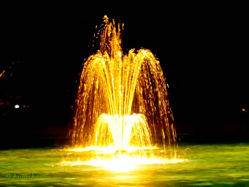 Springbrunnen am Abend Lahami Bay Beach Resort