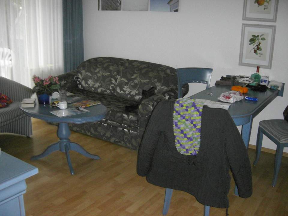 Wohnzimmer im 2-Raum-Appartement Appartements Vier Jahreszeiten
