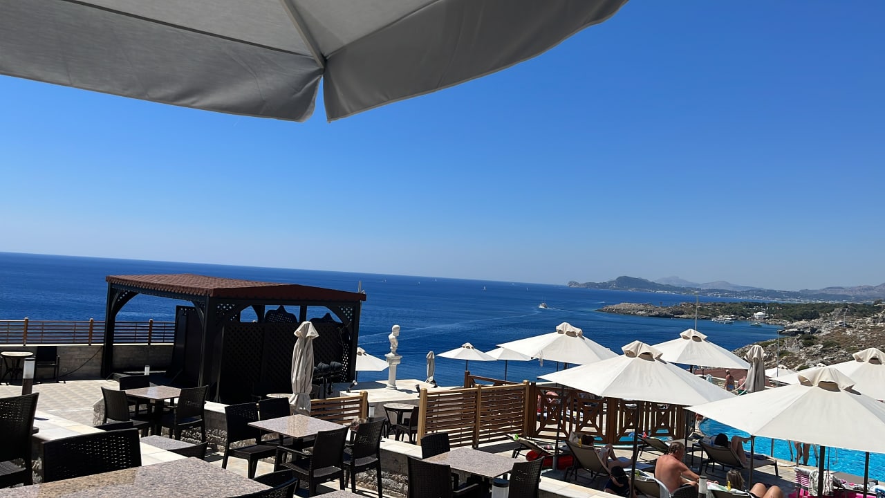 Ausblick Hotel Kalithea Horizon Royal