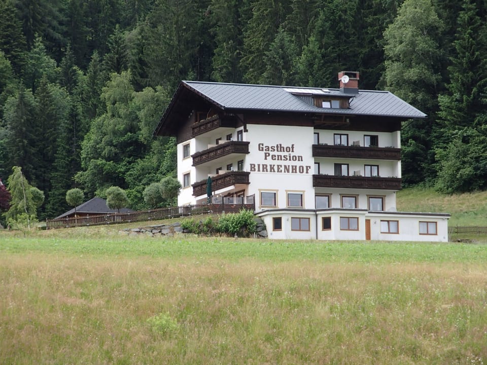 Blick von der Straße Gasthof Pension Birkenhof