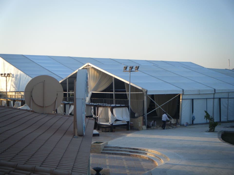 Zelt für dieWeihnachtsgala Pickalbatros Dana Beach Resort - Hurghada