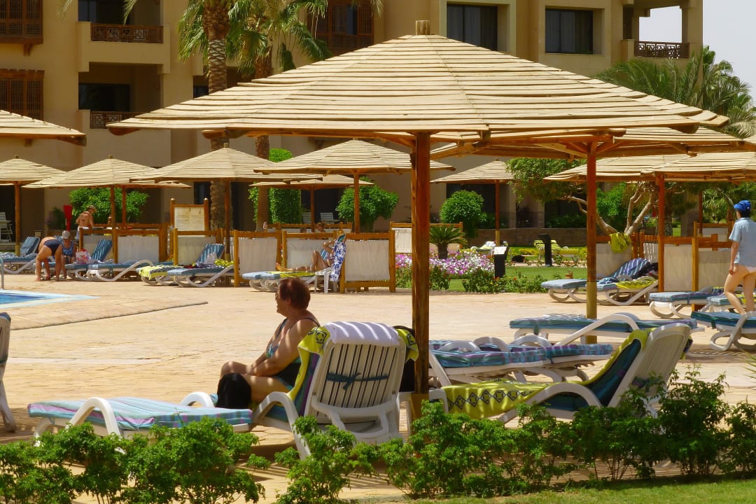 Ein Teil der Poolanlage Continental Hotel Hurghada