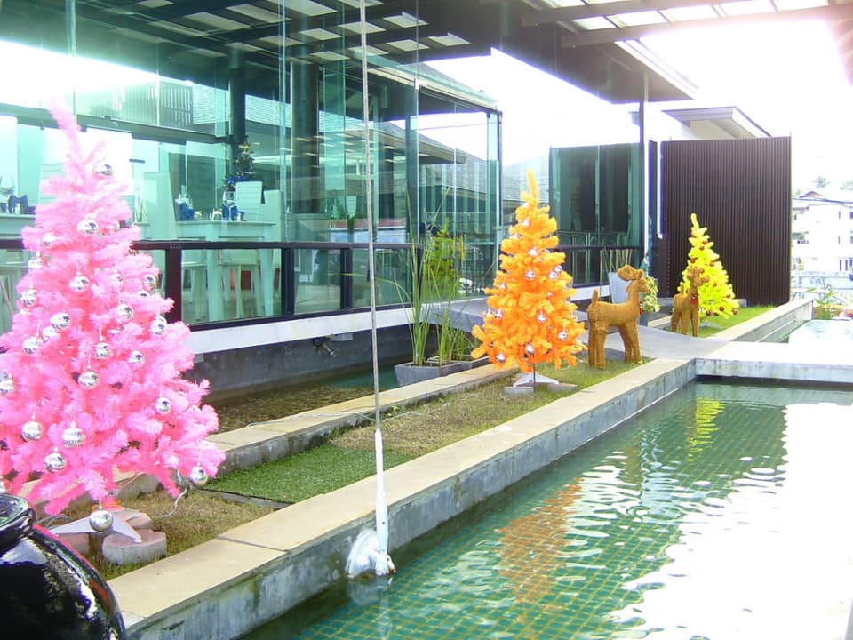 Weihnachtsdeko Samui Resotel Beach Resort