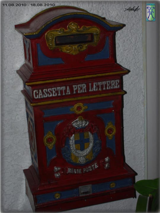 Nostalgischer Briefkasten Aldiana Club Rocca Nettuno Calabria