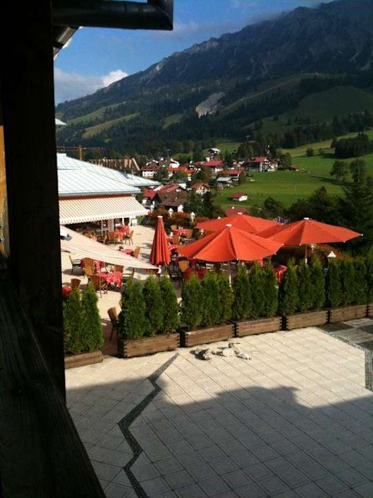 Ausblick vom Balkon Oberjoch - Familux Resort