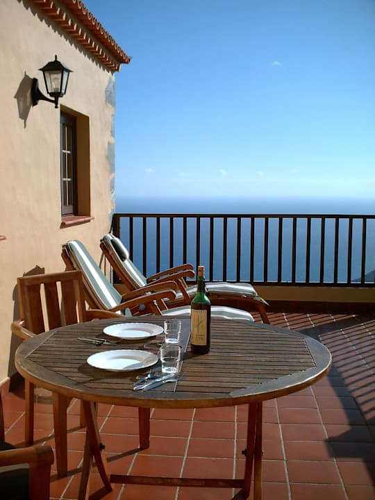 Die große Sonnenterrasse Casa El Somadero