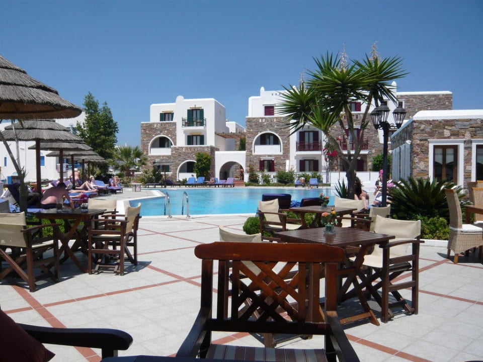 Blick von der Bar Naxos Resort Beach Hotel