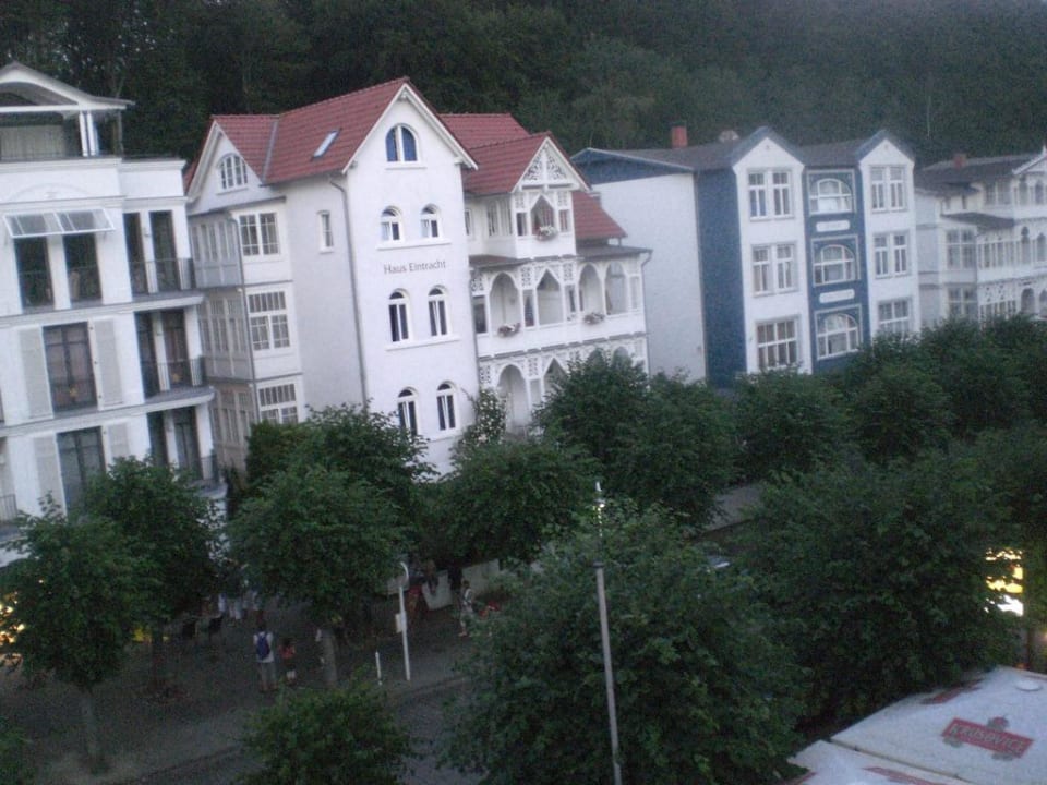 Aus dem Fenster in Richtung Wilhelmsrasse Hotel Xenia
