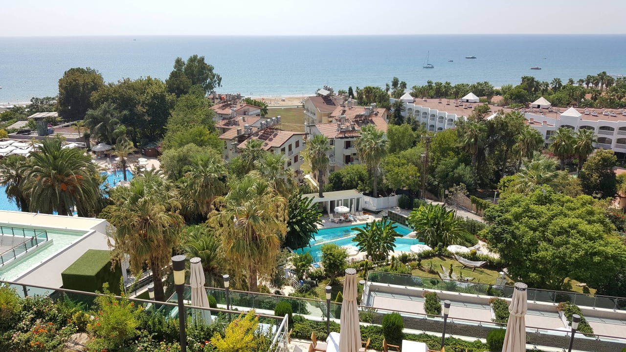 Wunderschöne Sicht über die Anlage + Meer Side Star Elegance