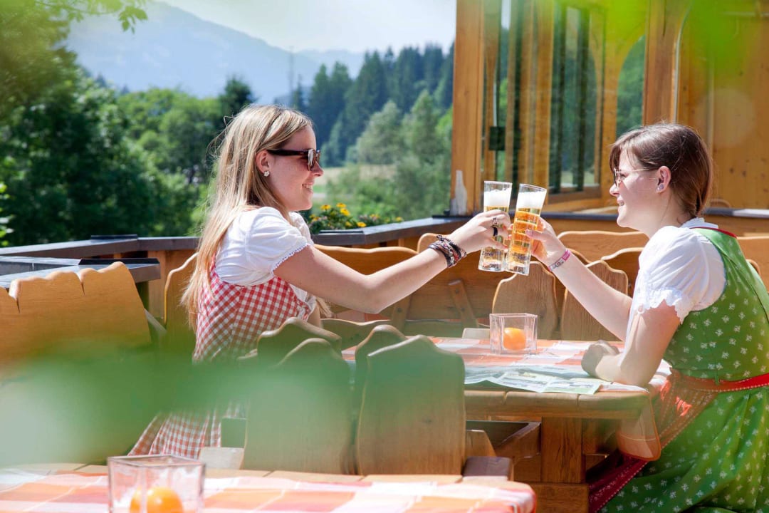 ... nach der Wanderung Hotel Berghof