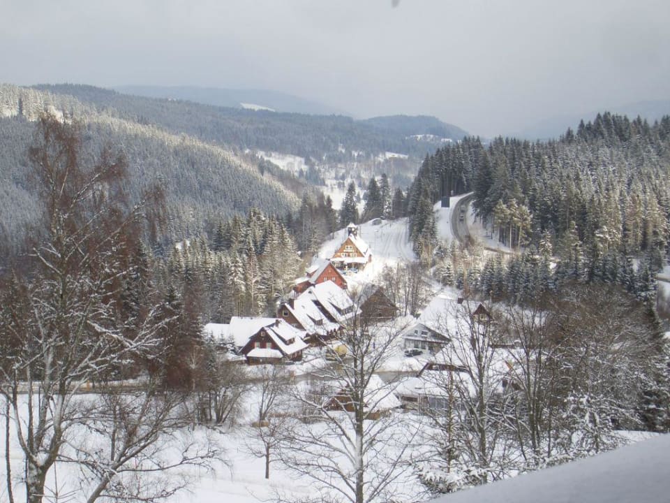 Ausblick aus Zimmer 16 Hotel Tannhof