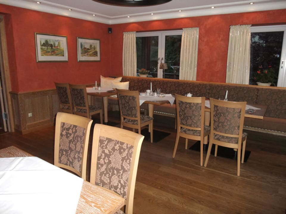 Der Frühstücksraum Hotel Tannenhof