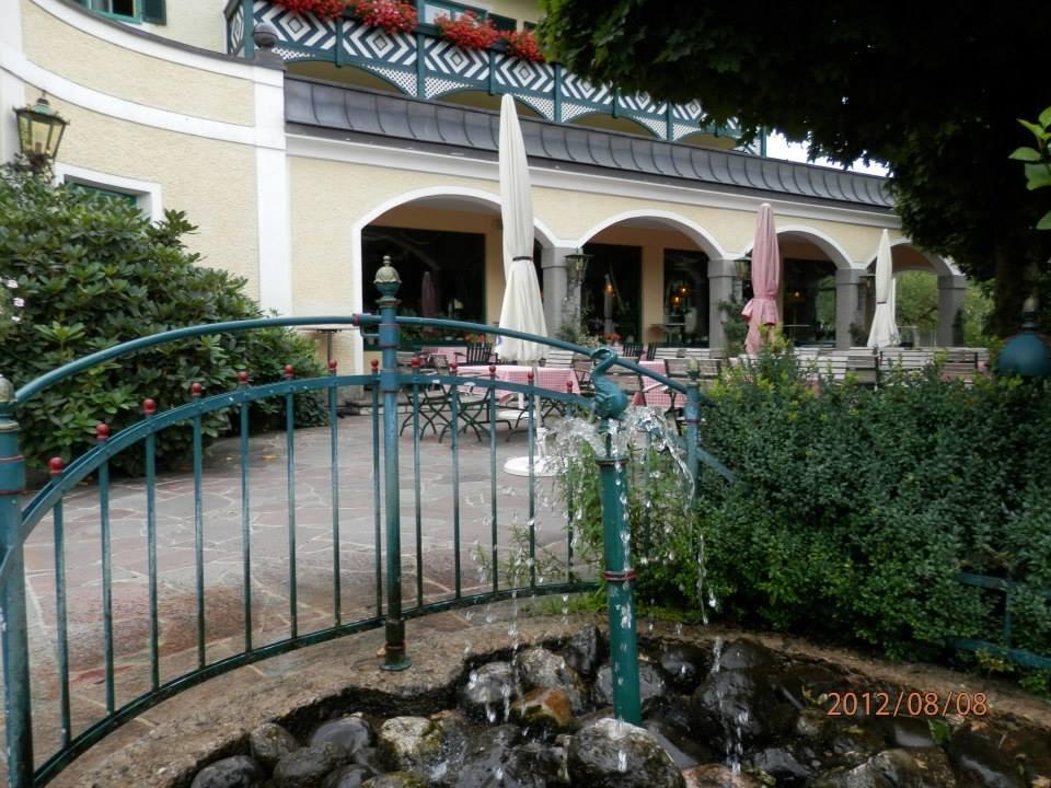 Pohled na terasu Landgasthof Torrenerhof