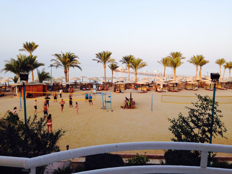 Blick vom Balkon Golden Beach Resort