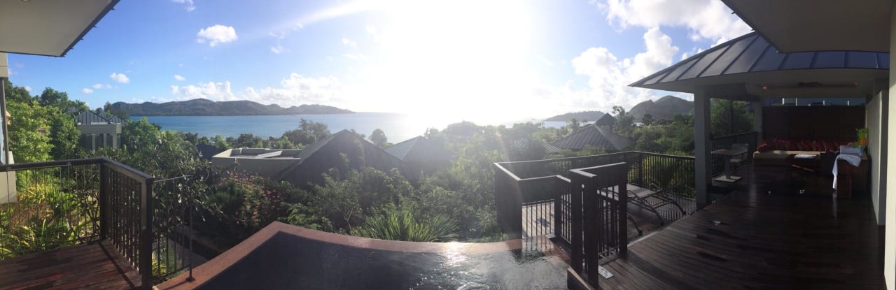 Zimmeraussicht Raffles Seychelles