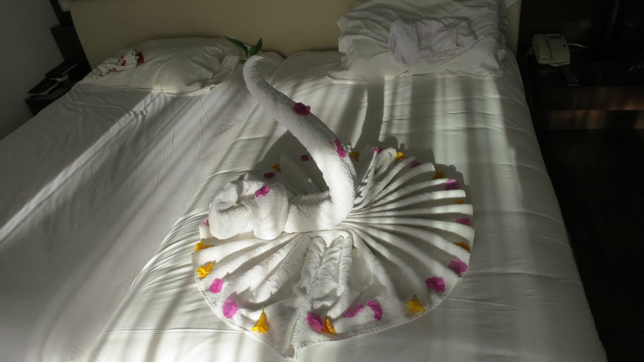 Zimmer unser Handtuchkünstler Steigenberger Makadi Hotel - Adults only