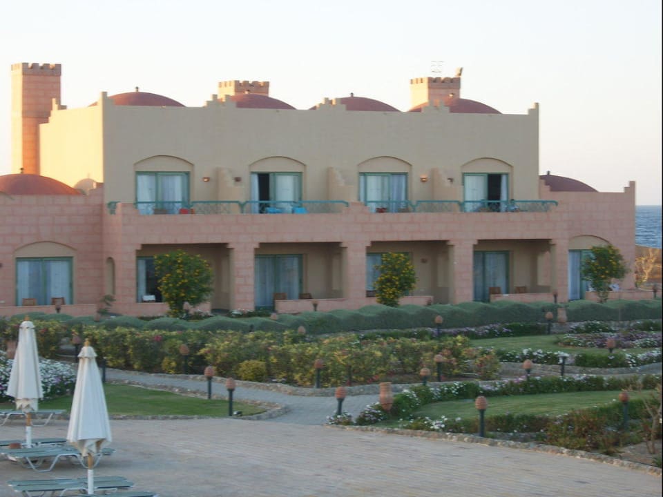 Unser Zimmer von außen Sentido Akassia Beach