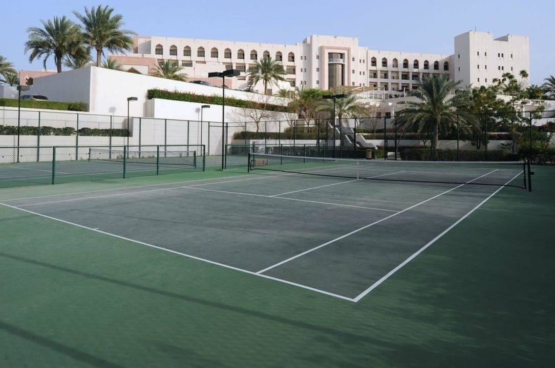 Large Twin Tennis Courts Hotel Crowne Plaza Sohar
