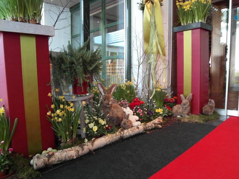 Liebevolle Osterdeko Hotel Das Ludwig