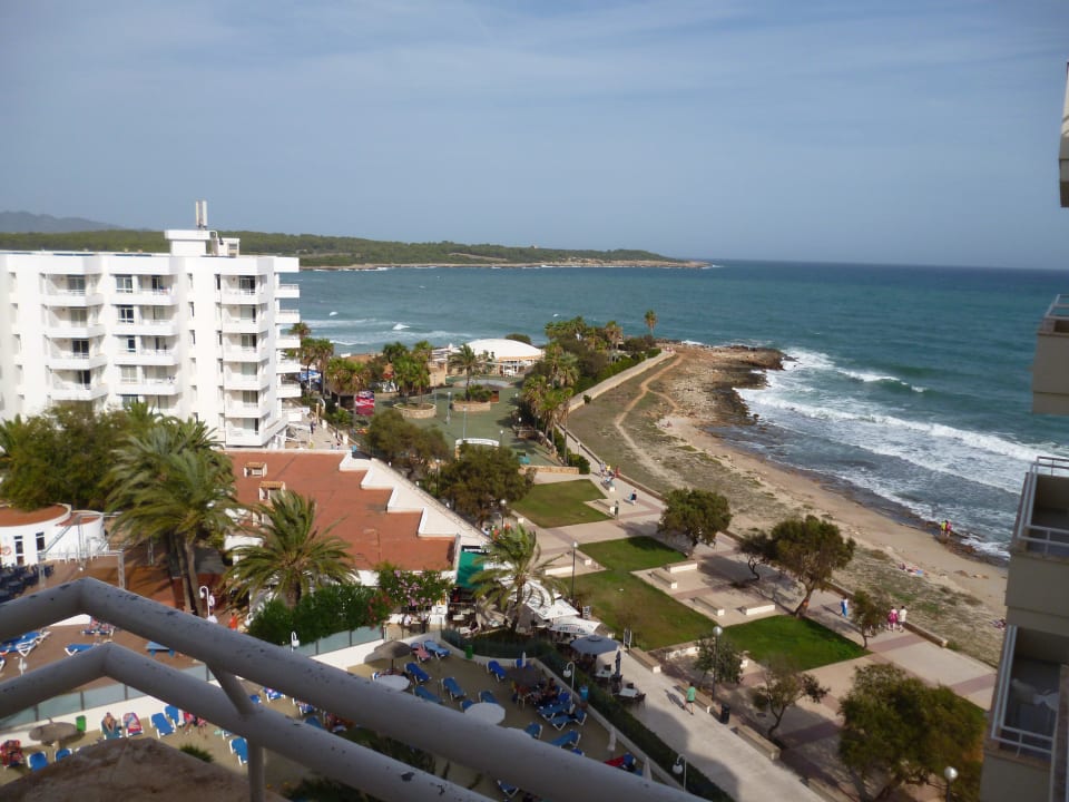 Ausblick von der Sonnenterrasse Aparthotel Playa Dorada