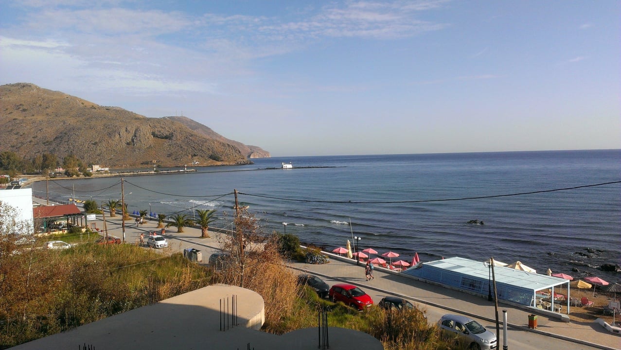 Blick vom Balkon Hotel Corissia Princess