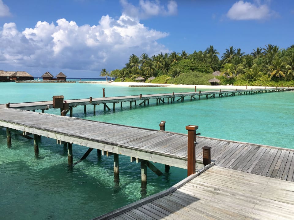 Steg Wasserbungalows Veligandu Maldives Resort Island