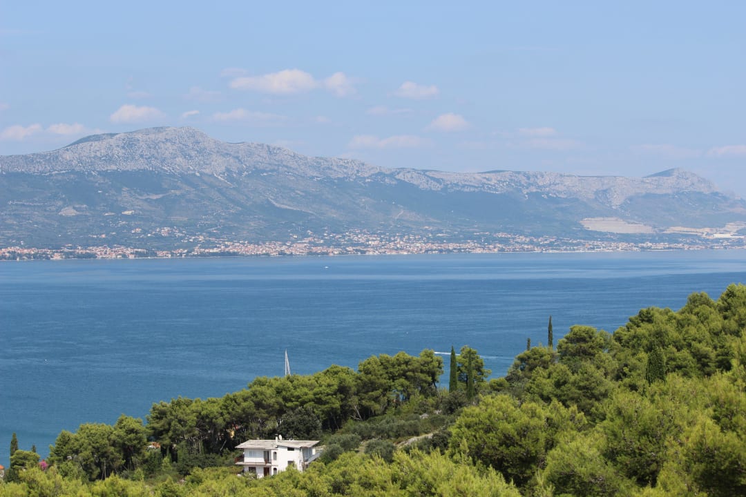 Blick nach Kastela,  Villa Bayview