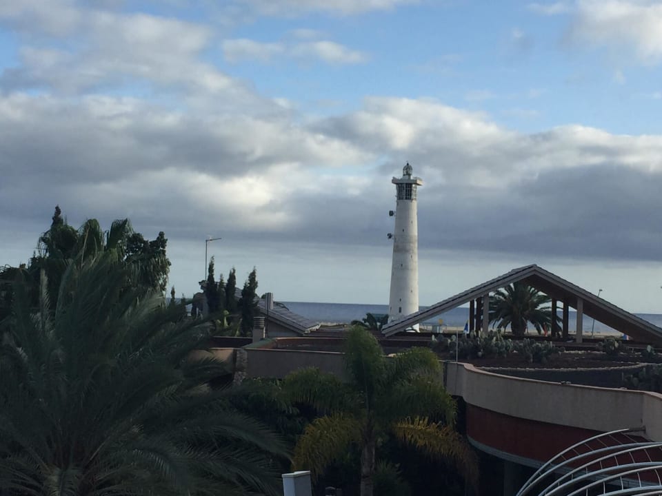 Aussicht zum Strand aus der 3 Etage MUR Hotel Faro Jandia & Spa Fuerteventura