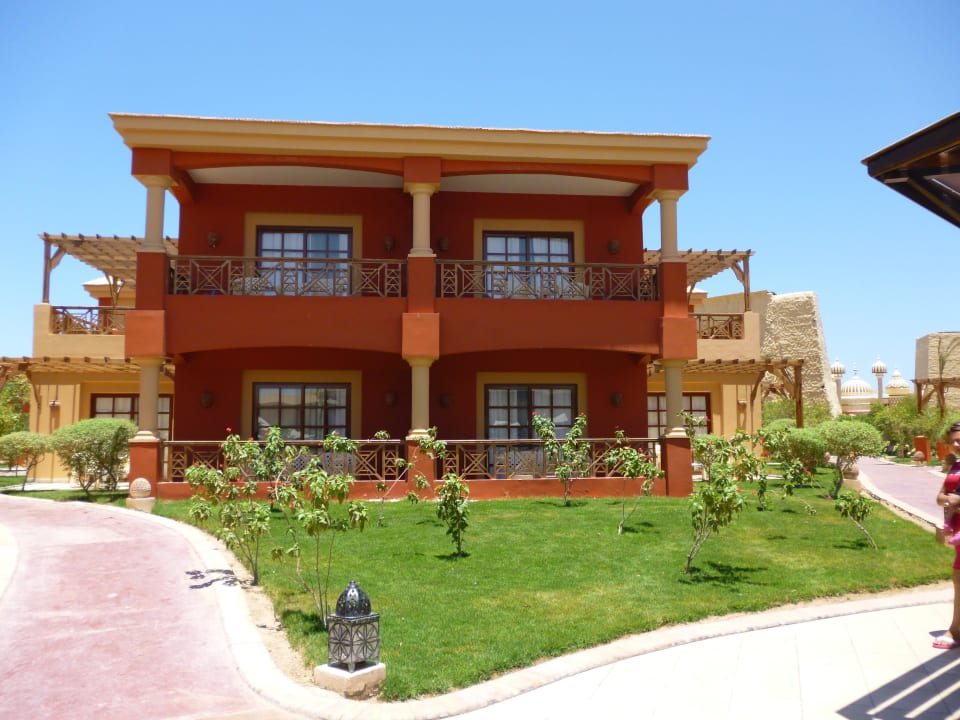 Außenansicht 400er Zimmer Pickalbatros Alf Leila Wa Leila Resort - Neverland Hurghada