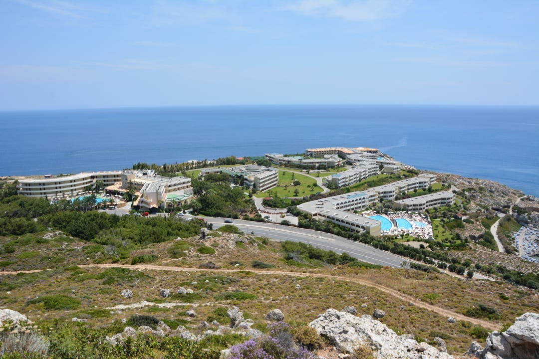 Hotel von oben... Hotel Kalithea Horizon Royal