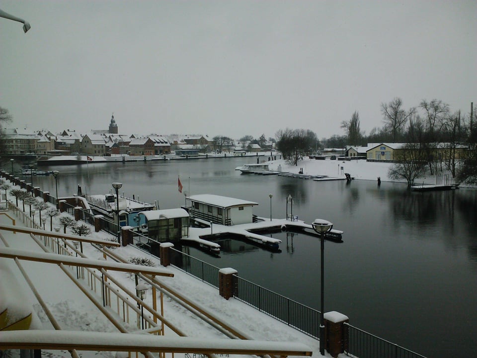 Winter in Havelberg Hotel am Hafen Havelberg Haida