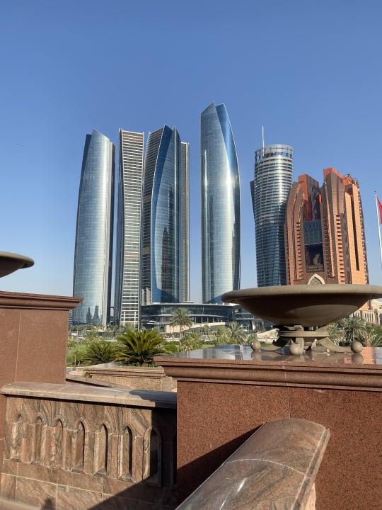 Ausblick Emirates Palace Mandarin Oriental