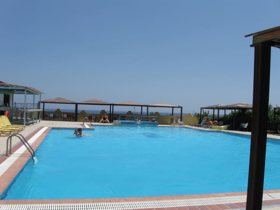 Poolanlage ist das Beste am Hotel Telhinis Hotel